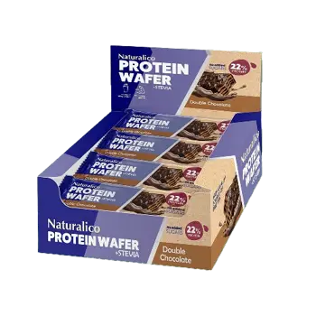 NATURALICO Protein Wafer Протеинови Вафли - 16 вафли x 40 грама, 16 дози