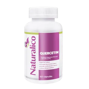 NATURALICO Quercetin Кверцетин - 60 растителни капсули, 60 дози