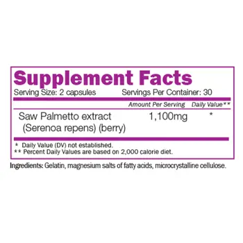 NATURALICO Saw Palmetto Сау Палмето - 60 капсули, 30 дози