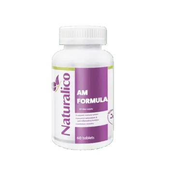 NATURALICO Strong Man AM/PM Formula Формула Мъжки Витамини и Минерали - 2 кутии x 60 таблетки, 30 дози