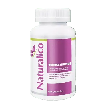 NATURALICO Turkesterone 500 мг Туркестерон - 60 капсули, 60 дози