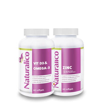 VITAMIN STACK VIT D-3 & OMEGA-3 + ZINC