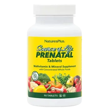 Natures Plus Source of Life Prenatal Мултивитамини за бременни и кърмещи х 90 таблетки