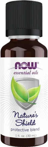NOW Foods Nature's Shield Protective Oil Blend Етерични Масла от Карамфил, Лимон, кора от Канела, Евкалипт и Розмарин - 30 мл