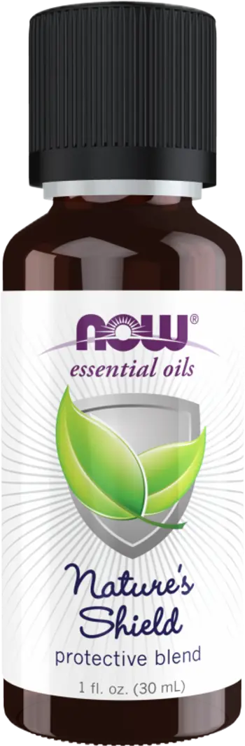 NOW Foods Nature's Shield Protective Oil Blend Етерични Масла от Карамфил, Лимон, кора от Канела, Евкалипт и Розмарин - 30 мл