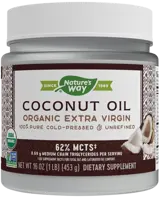 Nature's Way Кокосово масло оргáник - 62% MCT За кулинарна, диетична и козметична употреба 474 ml
