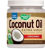 Nature's Way Raw Coconut Oil Organic Сурово кокосово масло 454 грама