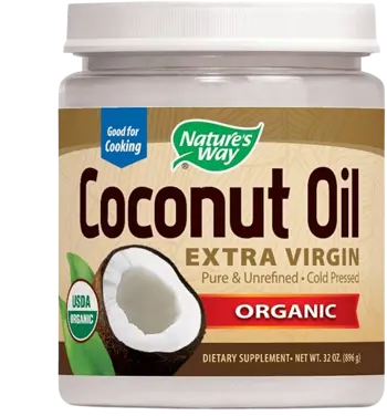Nature's Way Raw Coconut Oil Organic Сурово кокосово масло 454 грама