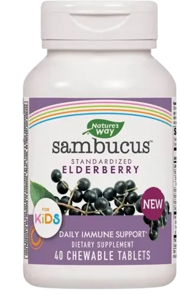 Nature's Way Sambucus for Kids - 40 желирани бонбони