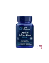 Life Extension Acetyl-L-Carnitine 500 mg + Vitamin C В подкрепа на нервната и мозъчната функция х 100 капсули