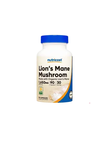 Nutricost Lion's Mane Mushroom Нервна и мозъчна функция - Лъвска грива х 90 капсули
