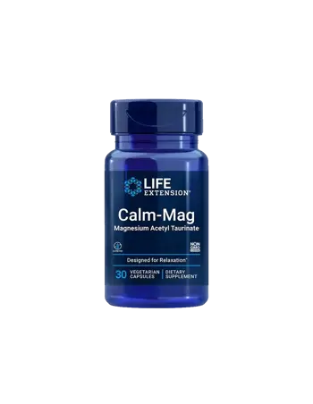 Life Extension Calm-Mag Magnesium Acetyl Taurinate Нервна и сърдечно-съдова система