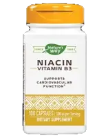 Nature's Way Niacin 100 mg Витамин B3 за сърдечно-съдова функция х 100 капсули