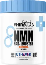 HIRO.LAB med line NMN + Resveratrol NAD Booster с Uthever®︎ за дълголетие и енергия