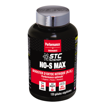 STC Nutrition NO-S MAX Бустер на азотен оксид за оптимална производителност х 120 капсули