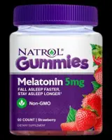 Melatonin Gummies 5 mg 90 желирани бонбони, 90 Дози