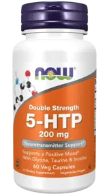 NOW Foods 5-HTP 200 мг 5-Хидрокситриптофан
