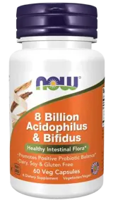 NOW Foods 8 Billion Acidophilus & Bifidus Пробиотик
