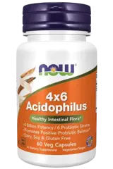 NOW Foods Acidophilus 4x6 Щама Пробиотици