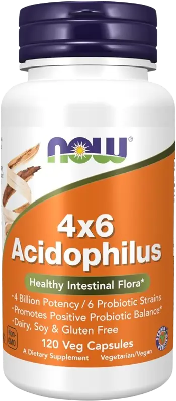 NOW Foods Acidophilus 4x6 Щама Пробиотици