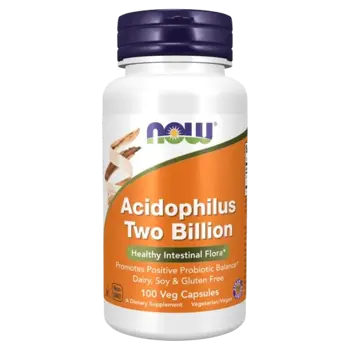NOW Foods Acidophilus Two Billion Пробиотик - 100 веге капсули, 100 дози