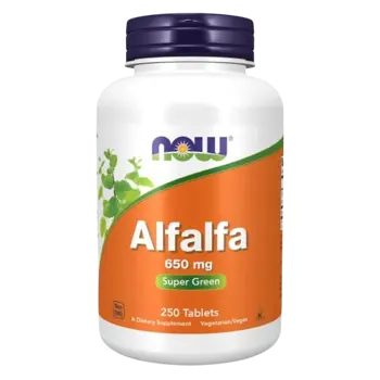 NOW Foods Alfalfa 650 мг Люцерна