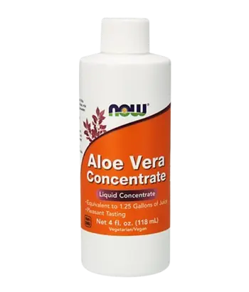 NOW Foods Aloe Vera Concentrate Алое Вера в Течна Форма - 118 милилитра, 236 дози
