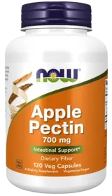 NOW Foods Apple Pectin 700 мг Ябълков Пектин - 120 веге капсули, 60 дози
