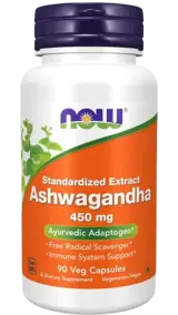 NOW Foods Ashwagandha Extract 450 мг Ашваганда