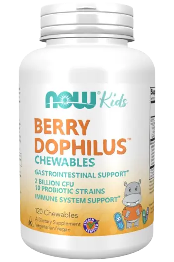 NOW Foods BerryDophilus™ 2 милиарда CFU Пробиотик за Деца