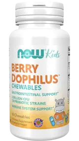NOW Foods BerryDophilus™ 2 милиарда CFU Пробиотик за Деца