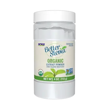 NOW Foods Better Stevia® Extract Powder Organic Стевия (Прахообразен Подсладител)