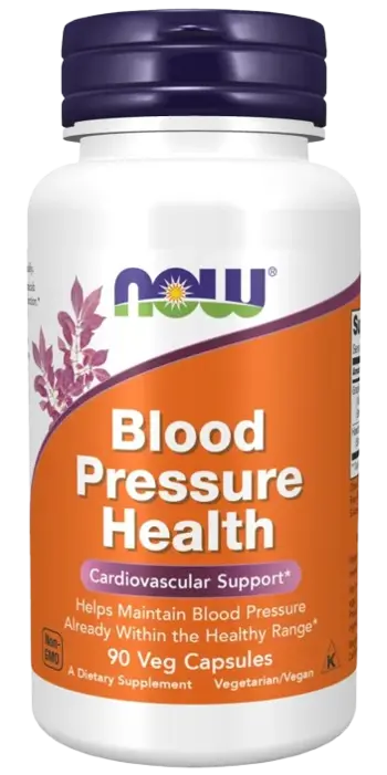 NOW Foods Blood Pressure Health Формула в Подкрепа на Сърцето - 90 веге капсули, 90 дози