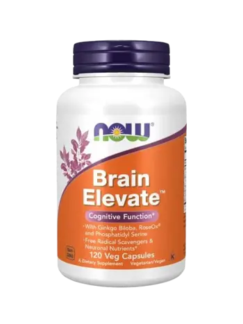 NOW Foods Brain Elevate Формула за Памет и Фокус