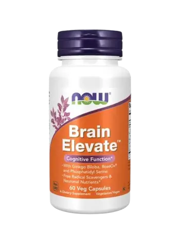 NOW Foods Brain Elevate Формула за Памет и Фокус