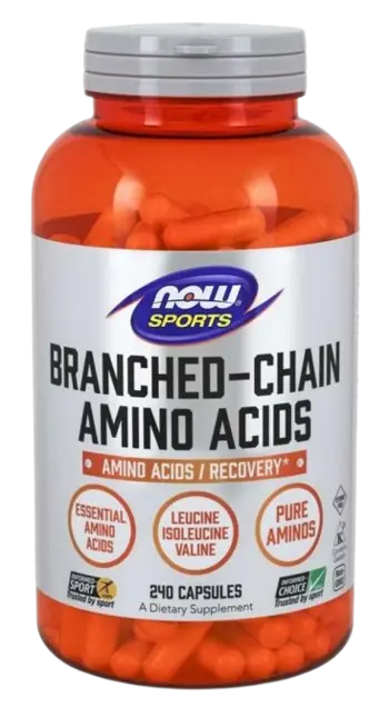 NOW Foods Branched Chain Amino Acids BCAA 800 мг Аминокиселини BCAA 2:1:1