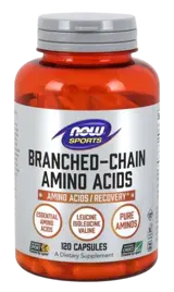 NOW Foods Branched Chain Amino Acids BCAA 800 мг Аминокиселини BCAA 2:1:1