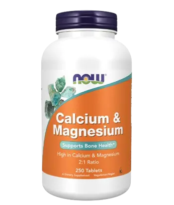 NOW Foods Calcium & Magnesium 2:1 Формула за Кости с Калций и Магнезий