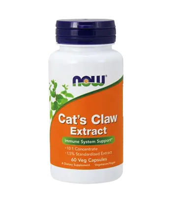 NOW Foods Cat's Claw Extract Екстракт от Котешки Нокът - 120 веге капсули, 120 дози