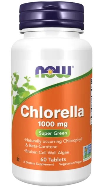 NOW Foods Chlorella 1000 мг Хлорела