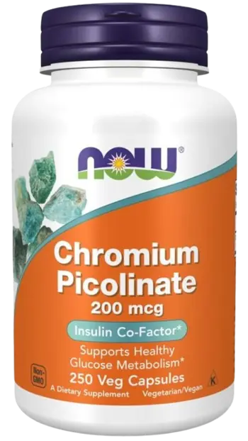 NOW Foods Chromium Picolinate 200 мкг Хром Пиколинат