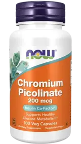 NOW Foods Chromium Picolinate 200 мкг Хром Пиколинат