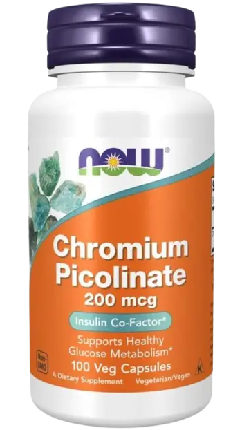 NOW Foods Chromium Picolinate 200 мкг Хром Пиколинат