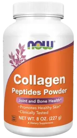 NOW Foods Collagen Peptides Powder Колагенови Пептиди на Прах - 227 грама, 21 дози