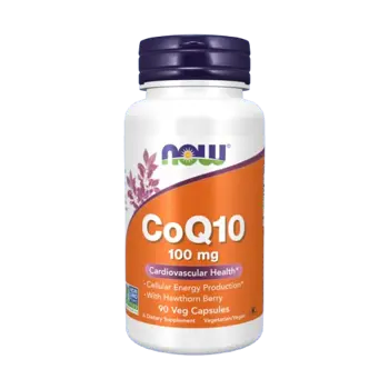 NOW Foods CoQ10 100 мг with Hawthorn Berry CoQ10 Убиквинон