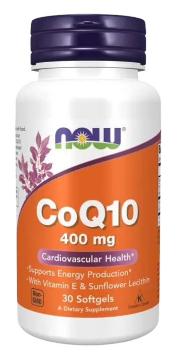 NOW Foods CoQ10 400 мг CoQ10 Убиквинон