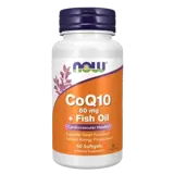 NOW Foods CoQ10 60 мг + Omega 3 CoQ10 Убиквинон + Омега 3