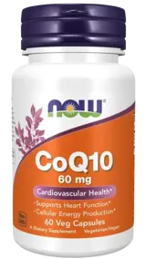 NOW Foods CoQ10 60 мг Коензим Q10 Убиквинон