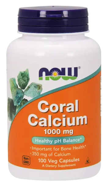 NOW Foods Coral Calcium 1000 мг Коралов Калций