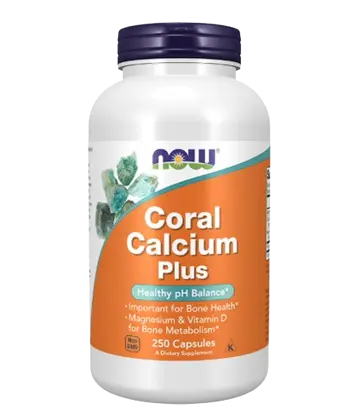NOW Foods Coral Calcium Plus with Calcium, Magnesium & Vitamin D Коралов Калций + Добавени Витамин Д и Магнезий